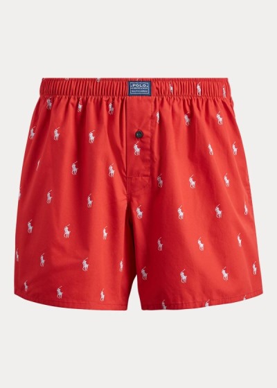 Boxer Polo Ralph Lauren Hombre Rojos / Azules - Allover Pony - DAXSO6351